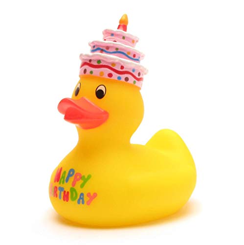 DUCKSHOP I Geburtstags Quietscheente I Badeente I L: 10 cm von Duckshop