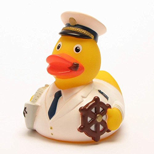 DUCKSHOP I Kapitän Badeente I Quietscheentchen I L: 7,5 cm inkl. Badeenten-Schlüsselanhänger im Set DUCKSHOP I Kapitän Badeente I Quietscheentchen I L: 7,5 cm inkl. Badeenten-Schlüsselanhänger im Set von Duckshop