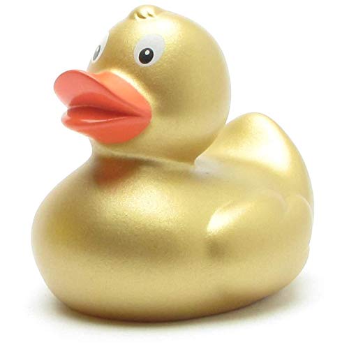 Duckshop Badeente - Gold I Quietscheente I L: 6 cm von Duckshop