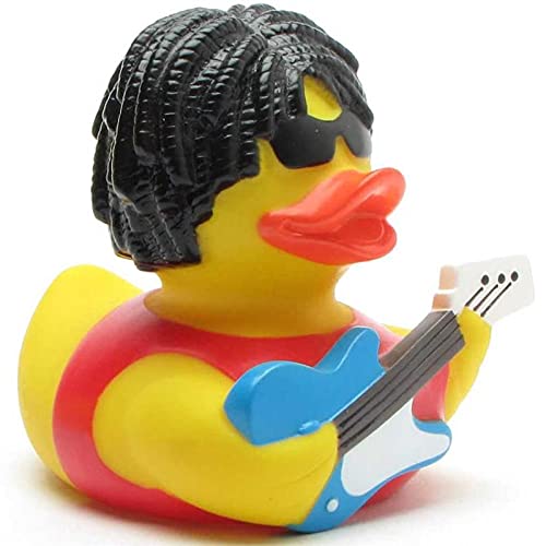 Duckshop Badeente Rocker I Quietscheente I L: 7,5 cm von Duckshop