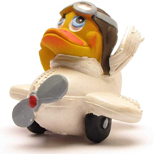 Duckshop Flugzeug Duck I Quietscheente I L: 8,5 cm Duckshop Flugzeug Duck I Quietscheente I L: 8,5 cm von Duckshop