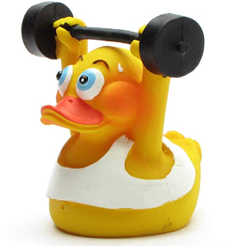 Duckshop I Badeente Gewichtheber I Quietscheente I Quietscheentchen L: 7,5 cm I Geschenk Bodybuilder I Präsent Sammler Duckshop I Badeente Gewichtheber I Quietscheente I Quietscheentchen L: 7,5 cm I Geschenk Bodybuilder I Präsent Sammler von Duckshop