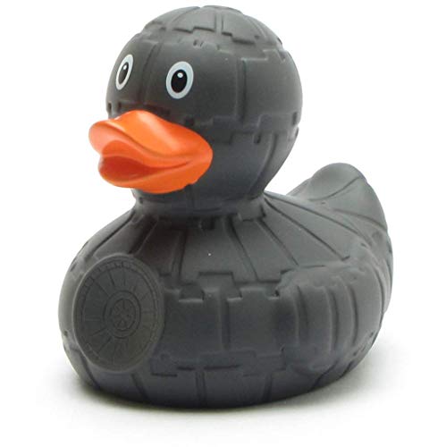 Grey Star Badeente I Quietscheentchen I L: 8 cm I inkl. Badeenten-Schlüsselanhänger im Set Grey Star Badeente I Quietscheentchen I L: 8 cm I inkl. Badeenten-Schlüsselanhänger im Set von Duckshop