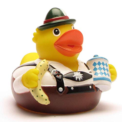 Duckshop I Badeente City Duck Bayern I Quietscheente I inkl. Quietscheentchen-Schlüsselanhänger im Set I Geschenk für Oktoberfest I Präsent Sammler I Souvenir Duckshop I Badeente City Duck Bayern I Quietscheente I inkl. Quietscheentchen-Schlüsselanhänger im Set I Geschenk für Oktoberfest I Präsent Sammler I Souvenir von Duckshop