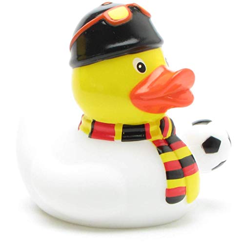 Duckshop I Badeente Fußball-Fall Deutschland I Quietscheente I L: 8 cm von Duckshop