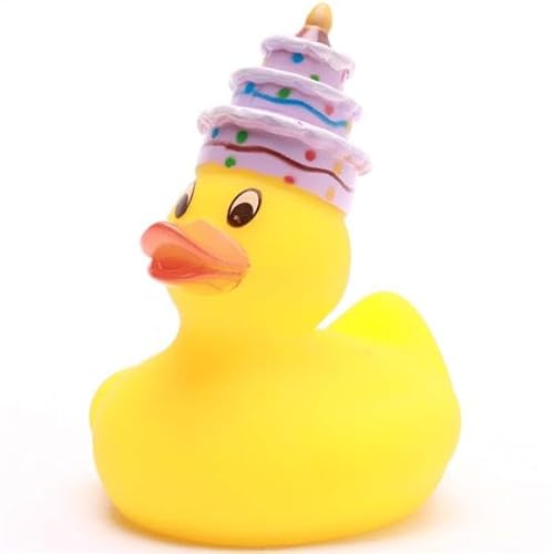 Duckshop I Badeente Happy Birthday I Quietscheente L8,5cm I Quietscheentchen I Geschenk Geburtstag I Präsent für Freunde Duckshop I Badeente Happy Birthday I Quietscheente L8,5cm I Quietscheentchen I Geschenk Geburtstag I Präsent für Freunde von Duckshop