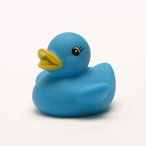 Duckshop I Badeente I Quietscheente I Bruni blau 5,5 cm von Duckshop