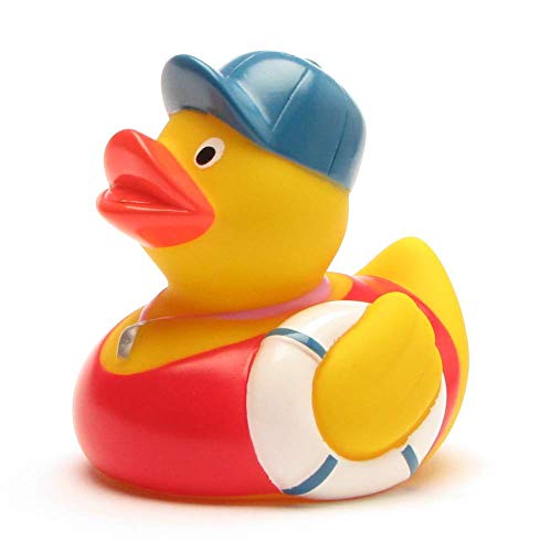 Duckshop I Badeente I Quietscheente I Ente Bademeister - L: 7,5 cm - inkl. Badeenten Schlüsselanhänger im Set Duckshop I Badeente I Quietscheente I Ente Bademeister - L: 7,5 cm - inkl. Badeenten Schlüsselanhänger im Set von Duckshop