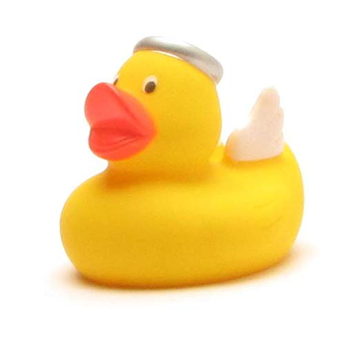 Duckshop I Badeente I Quietscheente I Magic-Duck Engel gelb 6 cm von Duckshop