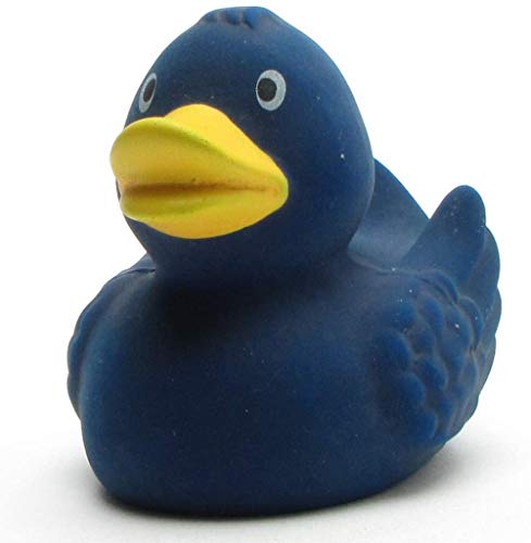 Duckshop I Badeente Naturkautschuk I Gummiente I blau I L: 7,5 cm von Duckshop
