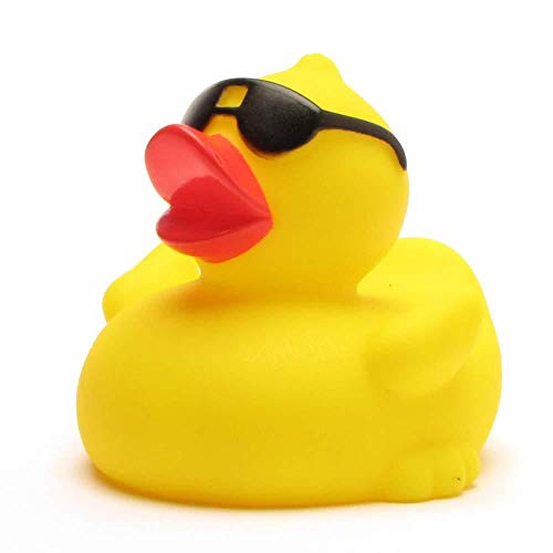 Duckshop I Badeente mit Sonnenbrille I Quietscheente I L: 7 cm von Duckshop