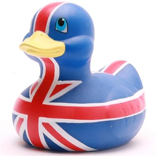 Duckshop I Badeenten United Kingdom I Schottland I England I Union Jack I Quietscheente I Quietscheentchen UK (Badeente Union Jack) von Duckshop