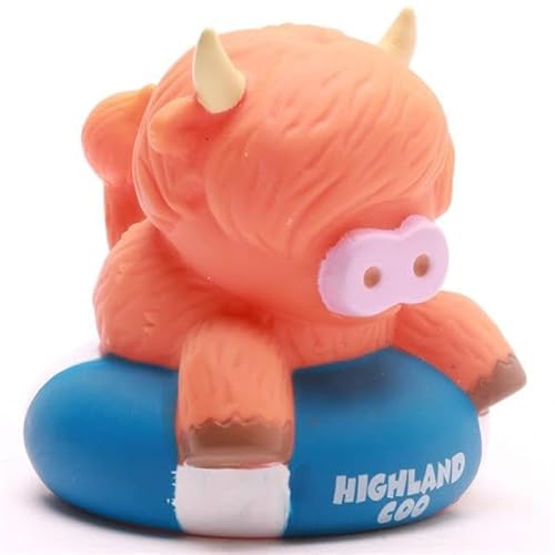 Duckshop I Badeenten englische Tiere (Badetier Highland Kuh) von Duckshop
