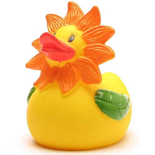 Duckshop I Blume Badeente I Quietscheente I L: 9 cm von Duckshop