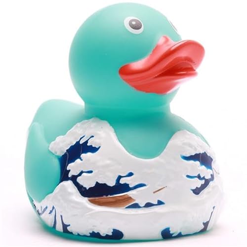 Duckshop I Fuji-Wave Badeente I L10cm I Quietscheente I Quietscheentchen I Geschenk für Kunstliebhaber I Duckshop I Fuji-Wave Badeente I L10cm I Quietscheente I Quietscheentchen I Geschenk für Kunstliebhaber I von Duckshop