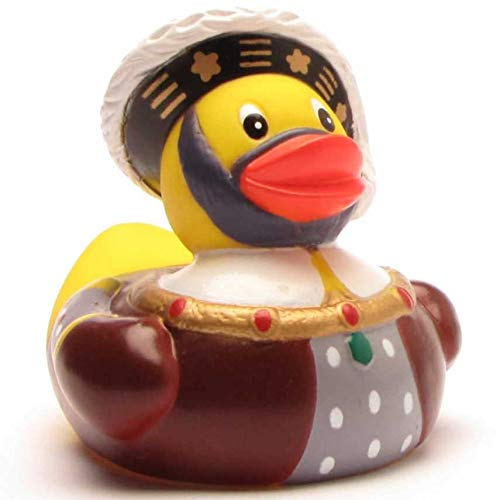 Duckshop I King Henry VIII Badeente I Quietscheente I L: 10,5 cm von Duckshop