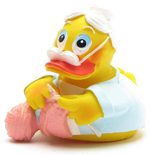 Duckshop I Oma Quietscheentchen I Badeente - L: 9,5 cm von Duckshop