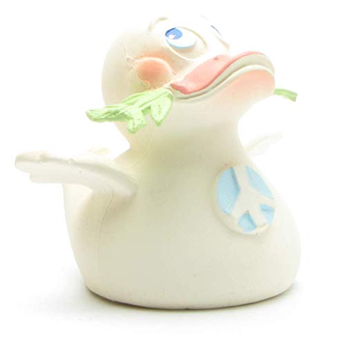 Duckshop I Peace Duck I Badeente I Quietscheentchen - L: 8 cm von Duckshop