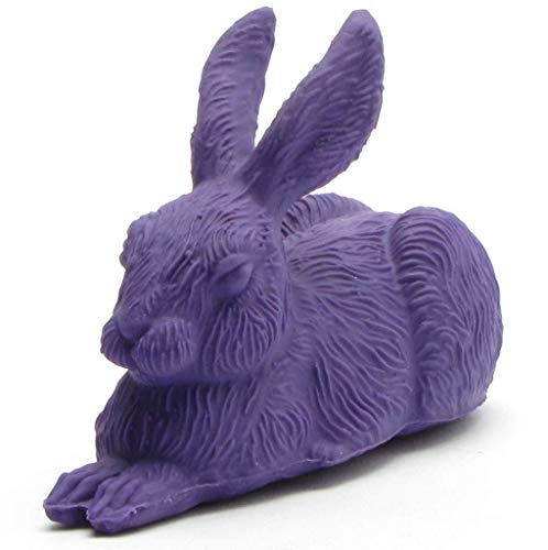 Duckshop I Quietsche-Hase lila I L: 13 cm von Duckshop