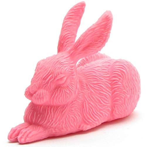 Duckshop I Quietsche-Hase pink I L: 13 cm von Duckshop