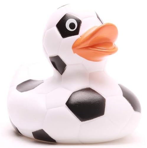 Duckshop I Quietscheentchen Fußball I Badeente I L: 8,5 cm I Geschenk für Fußball Fans Duckshop I Quietscheentchen Fußball I Badeente I L: 8,5 cm I Geschenk für Fußball Fans von Duckshop
