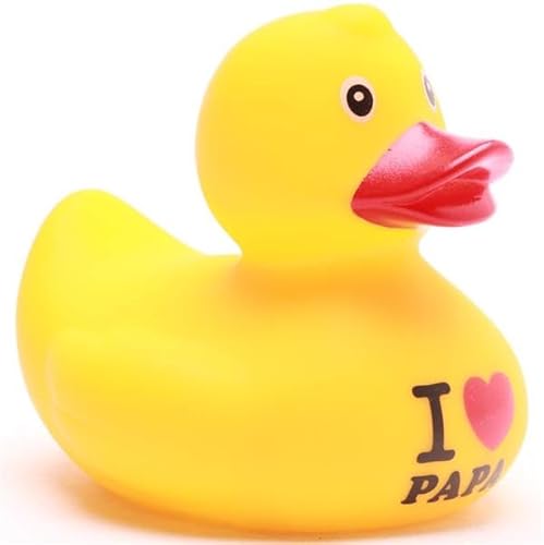 Duckshop I Traditionelle niederländische Badeenten (Badeente I Love Papa) von Duckshop
