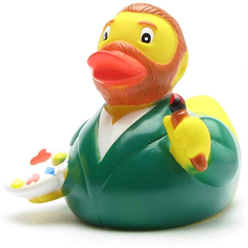 Duckshop I Vag Gogh Duck I Badeente I Quietscheente - L: 11 cm von Duckshop