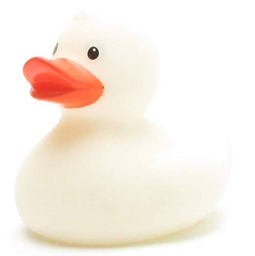 Duckshop Magic Badeente mit UV Farbwechsel - weiß I Quietscheente I L: 8 cm von Duckshop