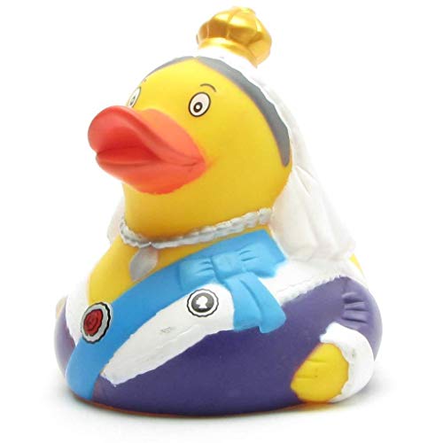 Queen Victoria Badeente I Quietscheente I L: 9,5 cm von Duckshop