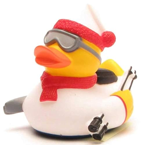 Duckshop Skifahrer Badeente - weiß I Wintersport Quietscheente I L: 8,5 cm I Geschenk für Apre Ski I Geschenk für Skifahrer Duckshop Skifahrer Badeente - weiß I Wintersport Quietscheente I L: 8,5 cm I Geschenk für Apre Ski I Geschenk für Skifahrer von Duckshop