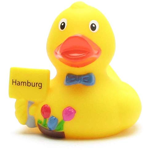 Duckshop Stadt-Badeente - Hamburg I Quietscheente I L: 8 cm von Duckshop