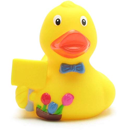 Duckshop Stadt-Badeente - blanko I Quietscheente I L: 8 cm Duckshop Stadt-Badeente - blanko I Quietscheente I L: 8 cm von Duckshop