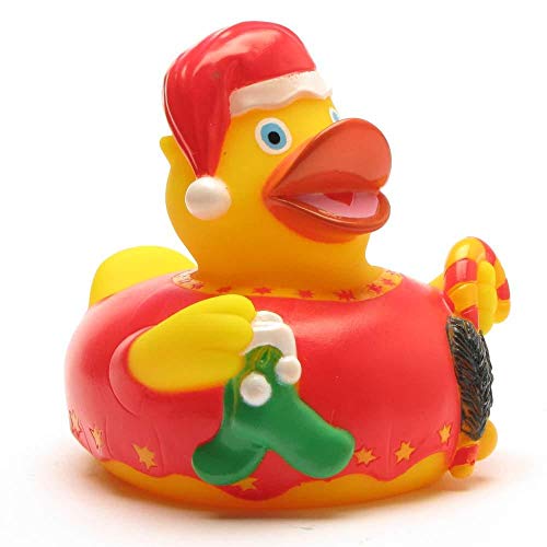 Duckshop I Weihnachtsmann Badeente I Quietscheente I L: 8 cm I Geschenk Weihnachten Duckshop I Weihnachtsmann Badeente I Quietscheente I L: 8 cm I Geschenk Weihnachten von Duckshop