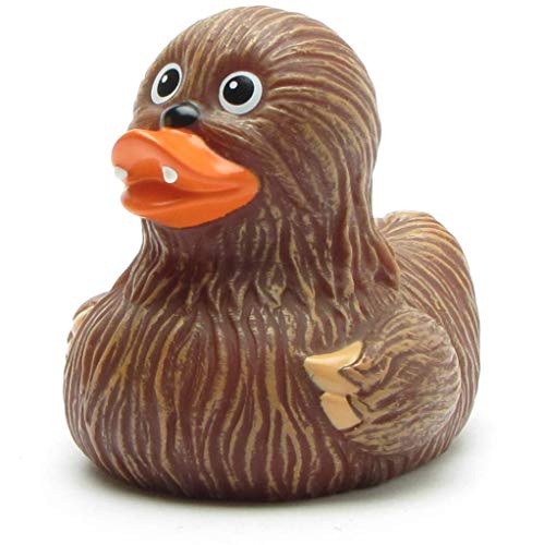 Duckshop I Badeente Whooping I Spa-Wars Quietscheente L: 8 cm I inkl. Quietscheentchen-Schlüsselanhänger im Set I Geschenk Science-Fiction Fans I Präsent Sammler von Duckshop
