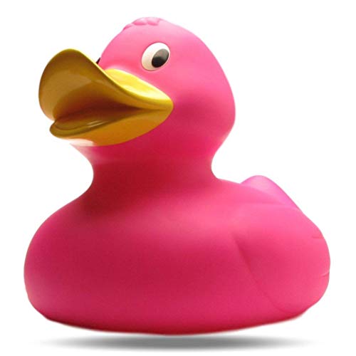 Duckshop XXL-Badeente Isabell - pink I Quietscheente I L: 31 cm von Duckshop
