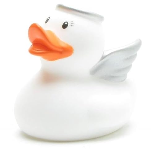Engel Quietscheentchen inkl. Gummienten-Schlüsselanhänger im Set I L8,5cm I Quietscheente I Geschenk für Gläubige Engel Quietscheentchen inkl. Gummienten-Schlüsselanhänger im Set I L8,5cm I Quietscheente I Geschenk für Gläubige von Duckshop