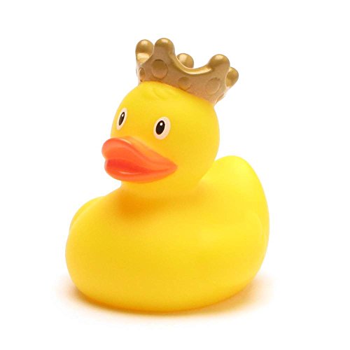 Mini-Quietscheente König gelb I Badeente I L: 4,5 cm Mini-Quietscheente König gelb I Badeente I L: 4,5 cm von Duckshop