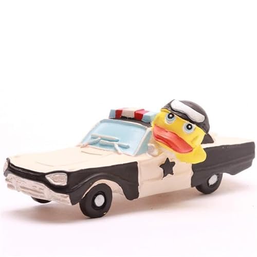 Sheriff Badeente I L14cm I Quietscheente I Geschenk Polizei I Geschenk USA-Fans von Duckshop