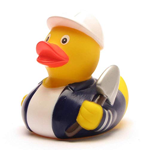 Tiefbauer Quietscheente I Badeente I Duckshop I L: 8,5 cm I inkl. Badeenten-Schlüsselanhänger im Set Tiefbauer Quietscheente I Badeente I Duckshop I L: 8,5 cm I inkl. Badeenten-Schlüsselanhänger im Set von Duckshop
