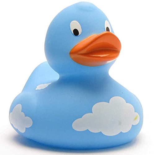 Wolken Badeente I Quietscheente I L: 9 cm I inkl. Badeenten-Schlüsselanhänger im Set Wolken Badeente I Quietscheente I L: 9 cm I inkl. Badeenten-Schlüsselanhänger im Set von Duckshop