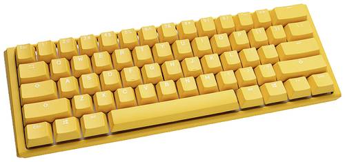 Ducky One 3 Yellow Mini Kabelgebunden Gaming-Tastatur, Tastatur Deutsch, QWERTZ Gelb von Ducky