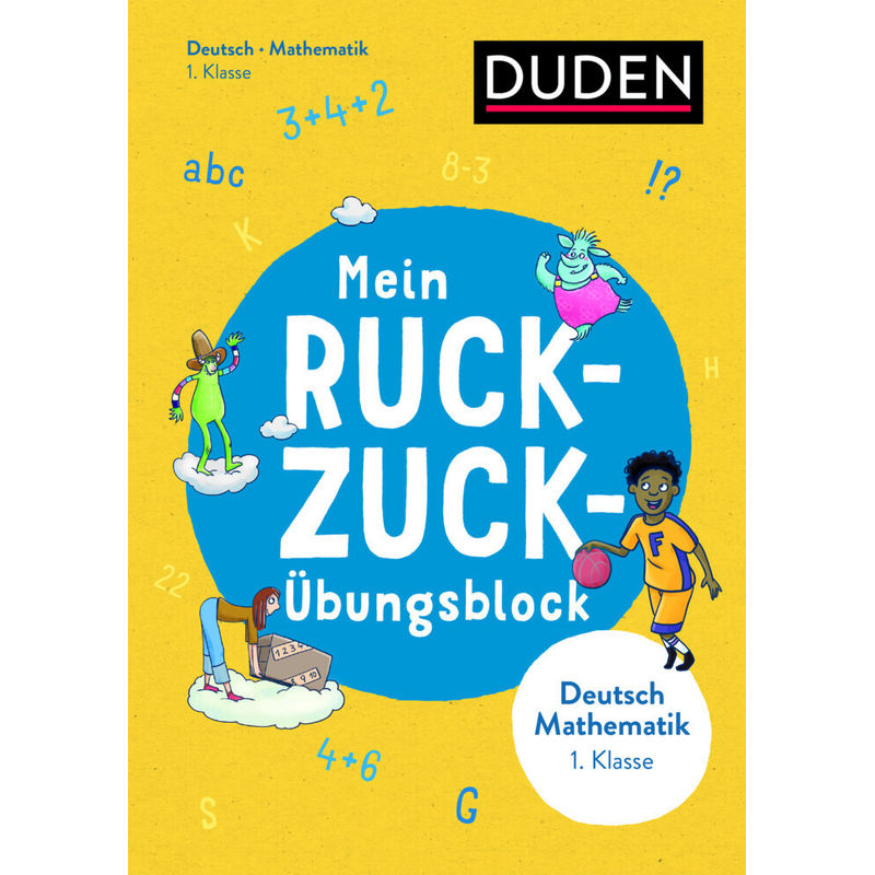Mein Ruckzuck-Übungsblock Deutsch/Mathe 1. Klasse von Duden / Bibliographisches Institut