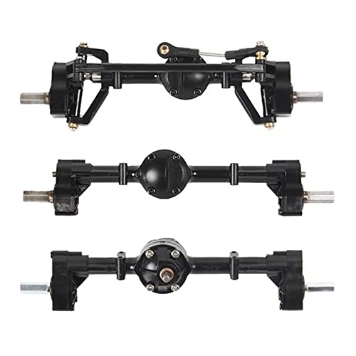 Duendhd 3Pcs Front Middle Rear Portal Axle Assembly for B16 B36 6X6 6WD 1/16 RC Car Upgrade Parts Accessories von Duendhd