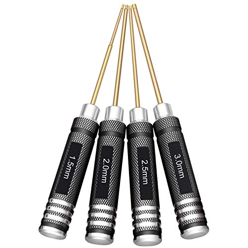 Duendhd 4 STK. 1,5/2,0/2,5/3,0 Mm Sechskantschraubendrehersatz -SechskantschlüSsel-Werkzeugsatz für Mehrachsiges FPV-RC-Werkzeug Duendhd 4 STK. 1,5/2,0/2,5/3,0 Mm Sechskantschraubendrehersatz -SechskantschlüSsel-Werkzeugsatz für Mehrachsiges FPV-RC-Werkzeug von Duendhd
