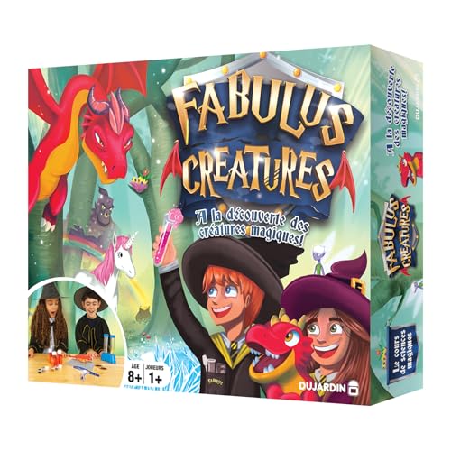 Dujardin Fabulus Creatures | Wissenschaftliches Gesellschaftsspiel für Kinder | Entdeckungen fantastischer Kreaturen und ihrer Kräfte | magische Experimente | als Solo oder zu mehreren | ab 8 Jahren Dujardin Fabulus Creatures | Wissenschaftliches Gesellschaftsspiel für Kinder | Entdeckungen fantastischer Kreaturen und ihrer Kräfte | magische Experimente | als Solo oder zu mehreren | ab 8 Jahren von Dujardin