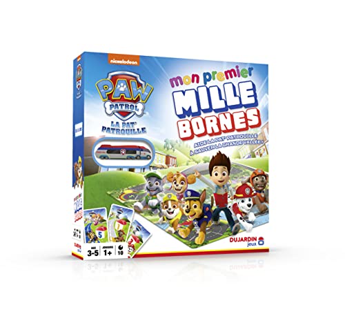 Dujardin - Mille Bornes – Paw Patrol – Gesichtsspiel – zum Spielen in der Familie – 3 – 5 Jahre von Dujardin