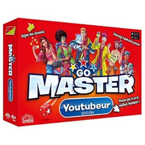 Dujardin Go-Master Youbers Brettspiel – Wird das Beste Youtuber – ab 8 Jahren von Dujardin