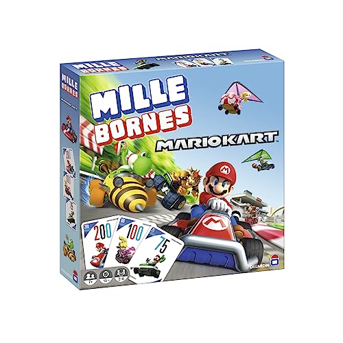 Dujardin — Mille Bornes Mario Kart — Brettspiel — Brettspiel — Erreiche zuerst 1000 Terminals — Familienspiel — 2 Spieler und mehr — Ab 7 Jahren von Dujardin