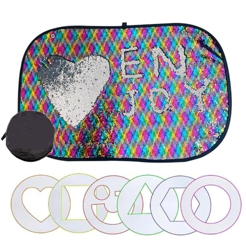 Duleutgnu Reversible Pailletten DIY Dekoration Wand sensorisches lustiges Spielzeug Entdeckung Lernen mit Reiseetui für Kinder 40 x 27 Zoll (Enthält 6 Schablonen) Duleutgnu Reversible Pailletten DIY Dekoration Wand sensorisches lustiges Spielzeug Entdeckung Lernen mit Reiseetui für Kinder 40 x 27 Zoll (Enthält 6 Schablonen) von Duleutgnu