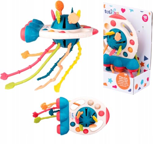 Tuli Fun Racket Sensory Toy Dragging Links von Dumel